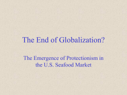 The End of Globalization?