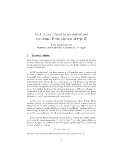 Knot theory related to generalized and cyclotomic Hecke algebras of
