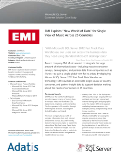 EMI Music Case Study