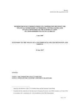 memorandum of understanding on cooperation between the