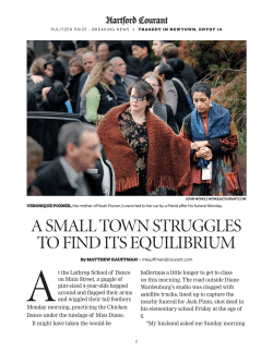 a small town struggles to find its equilibrium