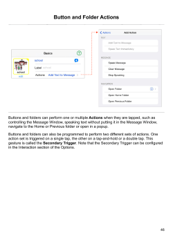 Button and Folder Actions