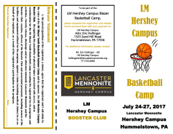 LM Hershey Campus Basketball Camp