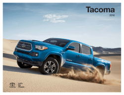 2017 Tacoma eBrochure