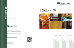 Marshfield Finishes - Architectural Products of Virginia