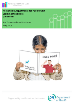 Reasonable adjustments - Central and North West London NHS