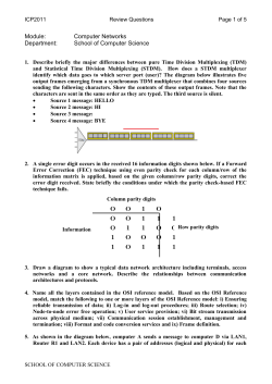 Module: Computer Networks