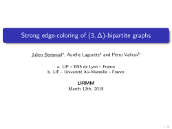 Strong edge-coloring of (3,∆)