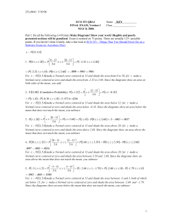 ECO 251 FORMULA LIST