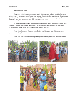 2015 - Togo Mission Parish