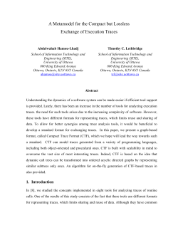 Techniques to Simplify the Analysis of Large Execution Traces for