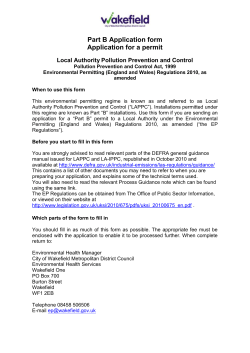 part B application form