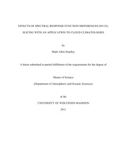 Effects of spectral response function differences on CO2 slicing with
