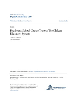 Friedman`s School Choice Theory - DigitalCommons@USU