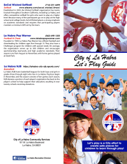 City of La Habra Let`s Play Guide