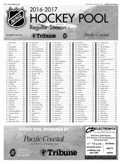 2016-2017 Regular Season