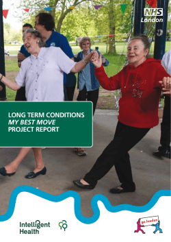 Long Term CondiTions My Best Move projeCT reporT