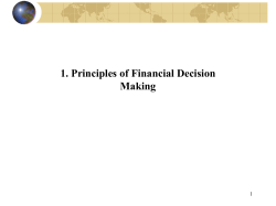 Efficient Solutions A