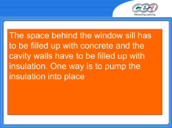 14. Essential preparation for and internal plastering