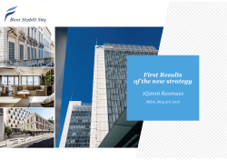 First Results of the new strategy