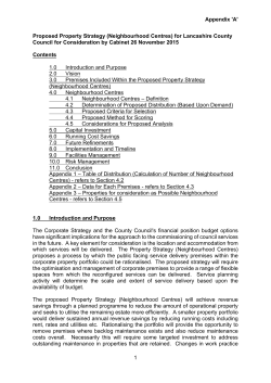 Appendix `A` 1 Proposed Property Strategy - Council