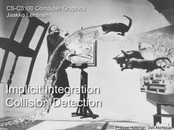 Implicit Integration Collision Detection