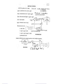 DPCM Coding( part 1)