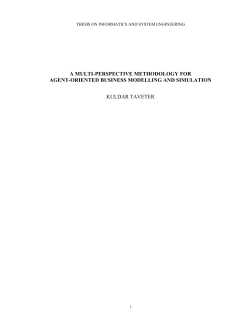 a multi-perspective methodology for agent