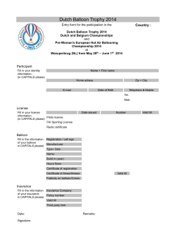 License - Ballon Austria