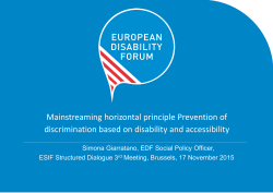 EDF CAMPAIGN 1/2 Existing Actions