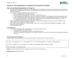 Target 3A: Test propositions or conjectures with