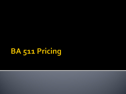 Pricing PPT