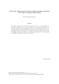 level set percolation for random interlacements and the gaussian