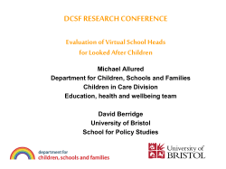 Evaluation of Virtual School Heads for Looked After