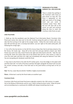 FRENSHAM LITTLE POND SU856417 (Ex: 145) GU10 3DS There is