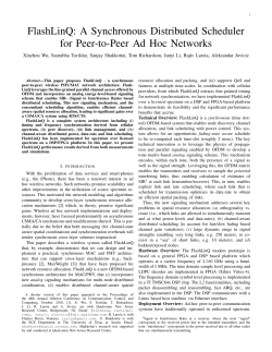 FlashLinQ: A Synchronous Distributed Scheduler for Peer-to