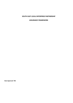 south east local enterprise partnership assurance