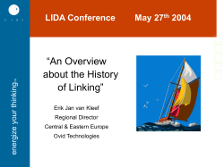 Ovid`s Linking Strategy