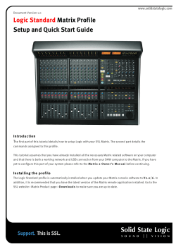 Logic Standard Matrix Profile