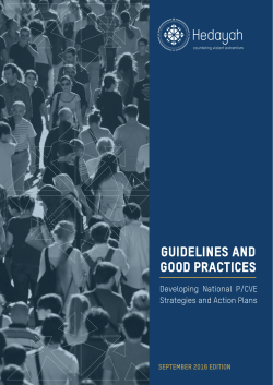 Guidelines and Good Practices