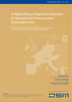 A Highly Efficient Regression Estimator for Skewed and/or Heavy
