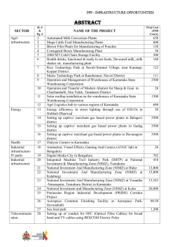 PPP - INFRASTRUCTURE OPPORTUNITIES ABSTRACT SECTOR