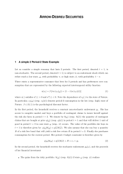 arrow-debreu securities