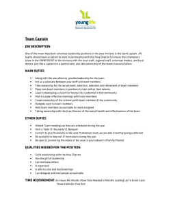 Team Captain - Northshore Young Life