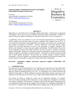 Exploring Supplier Negotiation Best Practices and Supplier