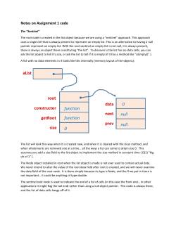 notes on doing this program