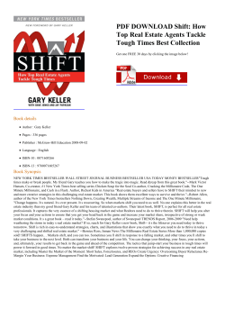 PDF DOWNLOAD Shift: How Top Real Estate Agents