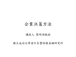 Financial Risk Management