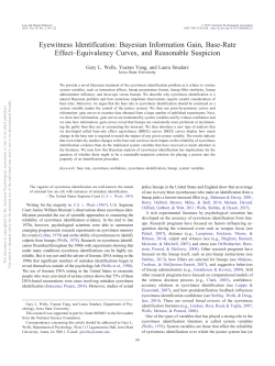 Eyewitness Identification