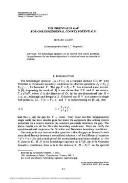 the eigenvalue gap for one-dimensional convex potentials